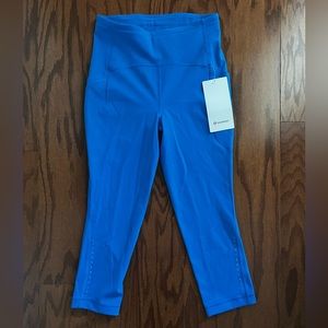Lululemon Swift Speed HR Crop 21” size 6
